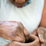 Magdalene Odundo in her studio in Farnham 2016